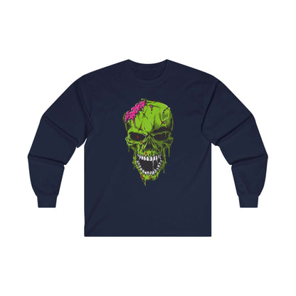 Scary Zombie Head Illustration - Mleem
