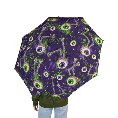 Eccentric Eyeball Umbrella - Unique, Quirky Rain Gear for All Occasions, Gifts, Rainy Day Essentials, Novelty Accessories