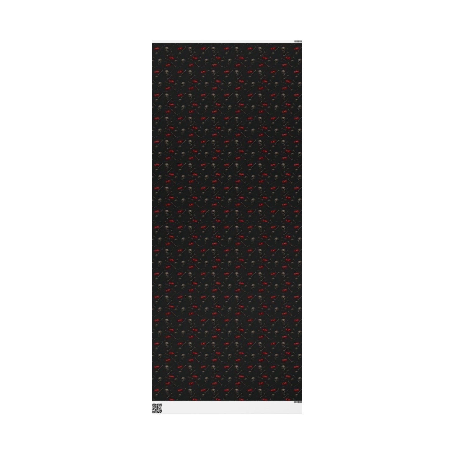 Spooky Halloween Wrapping Paper, Unique Gift Wrap for Halloween, Scary Black and Red Paper, Fun Decorative Wrap, Halloween Party Supplies