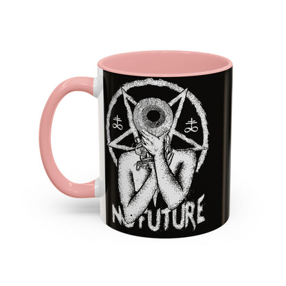 Gothic Ceramic Coffee Mug – Dark Art, Unique Gift, Halloween Decor, Witchy Vibe, Spooky Homeware