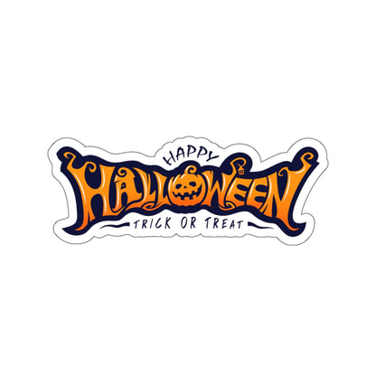 Halloween Die-Cut Stickers, Trick or Treat Decor, Spooky Laptop Decal, Festive Gift, Halloween Party Essentials