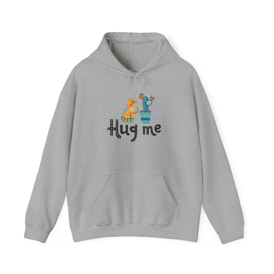 Hug Me Cat And Cactus