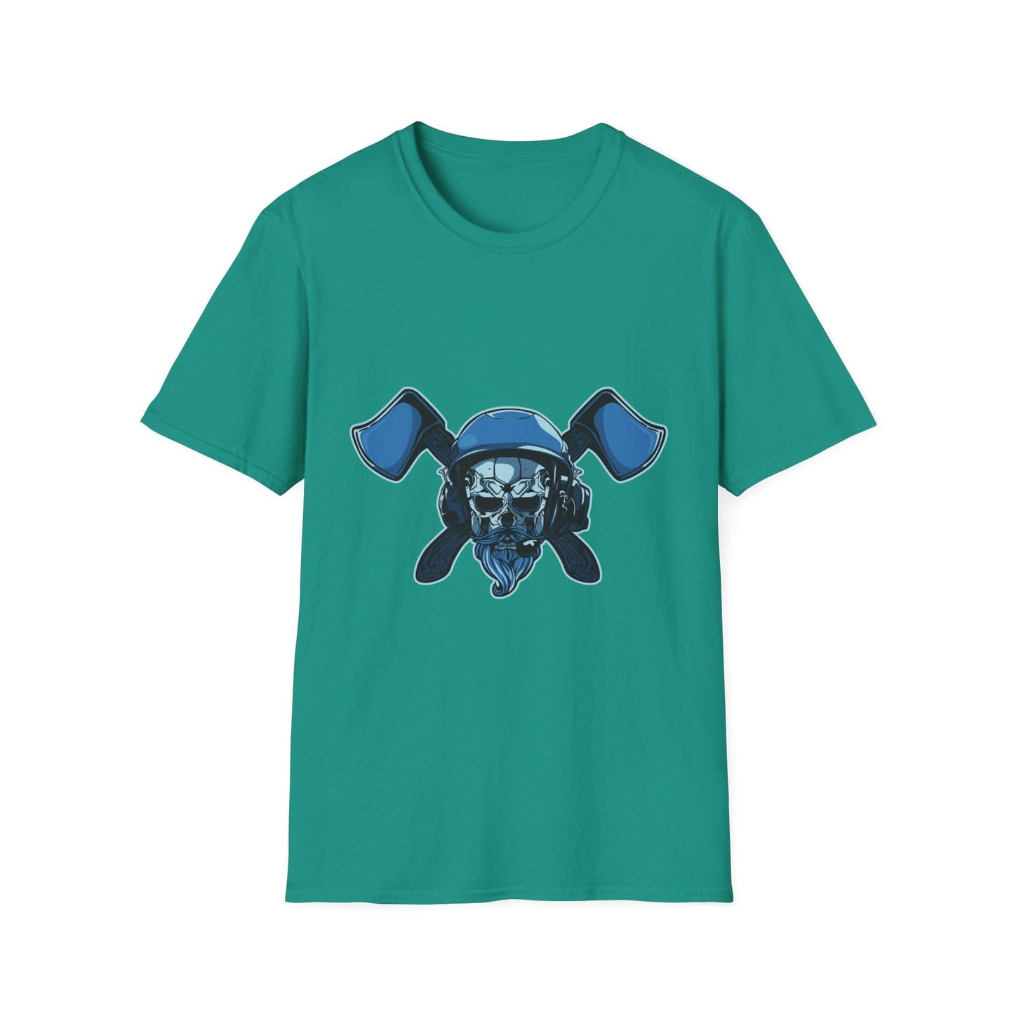 Bearded Skull With Ax - Mleem