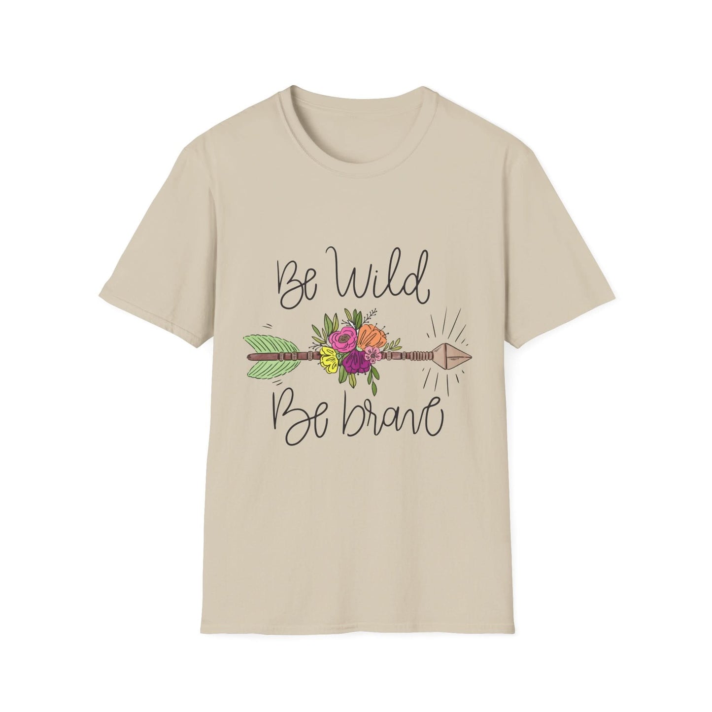 Be Wild Be Brave Flower Arrow - Mleem
