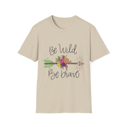Be Wild Be Brave Flower Arrow - Mleem