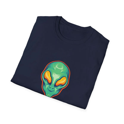 Alien Head Green Smile Mascot - Mleem