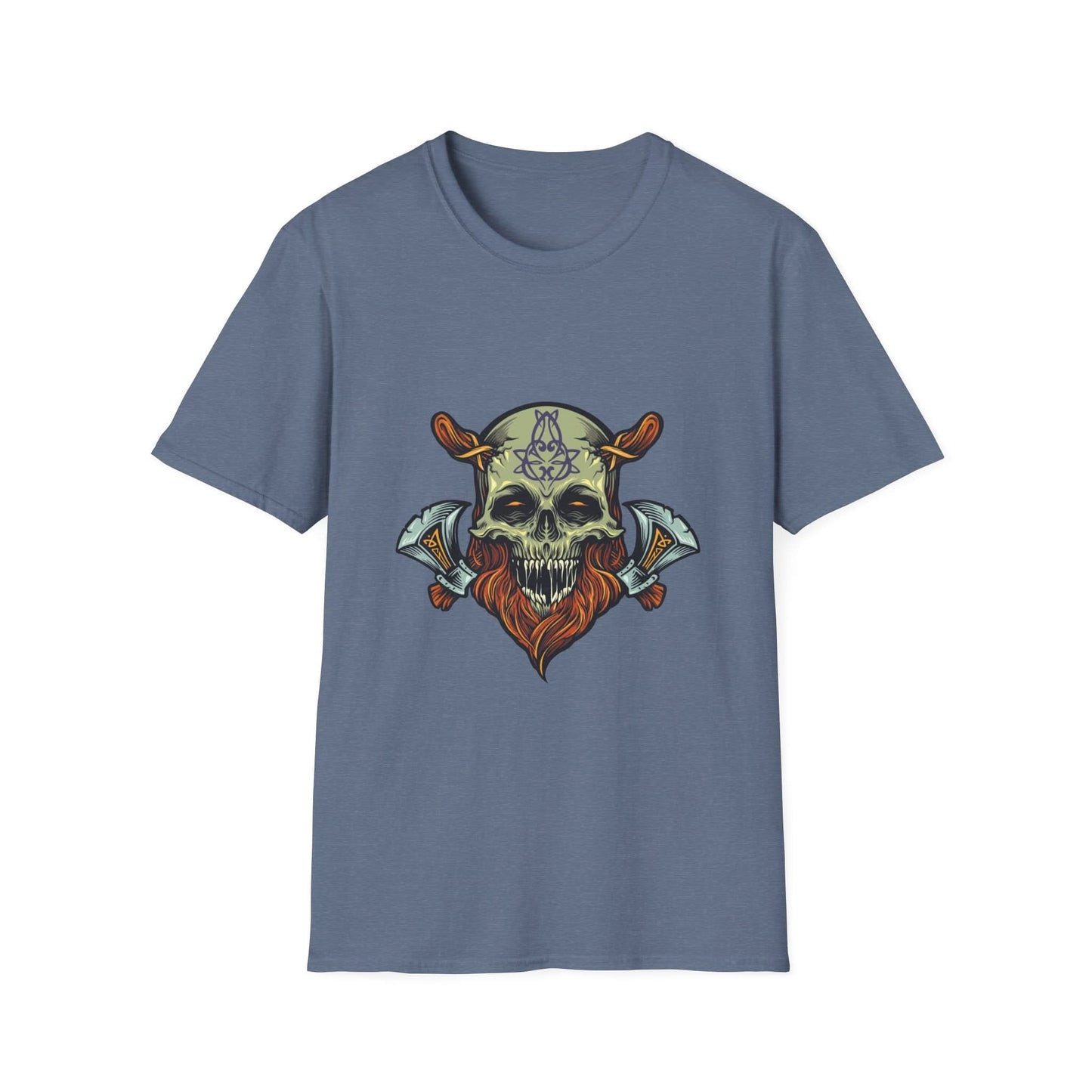 Viking Skull Warrior with Axe - Mleem