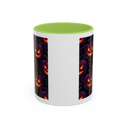Halloween Pumpkin Coffee Mug, Spooky Ceramic Cup, Fall Decor, Autumn Gift, Halloween Party Essential, Seasonal Drinkware