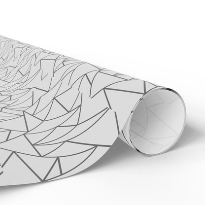 Stylish Geometric Wrapping Paper, Modern Gift Wrap, Minimalist Birthday, Holiday Packaging, Unique Present Decor, Craft Supplies