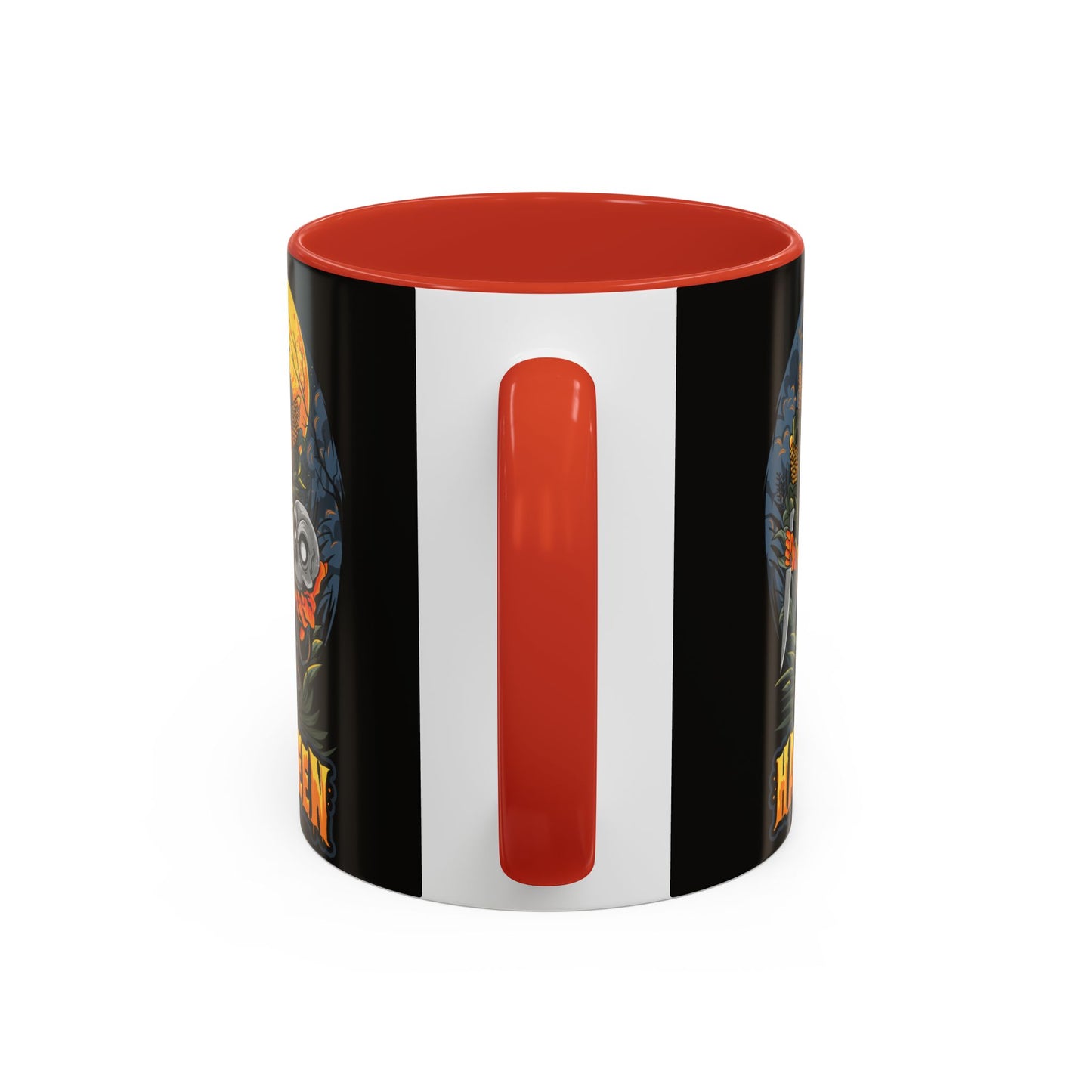 Halloween Pumpkin Coffee Mug, Spooky Mug, Fall Decor, Gift for Halloween Lovers, Black Mug, 11oz or 15oz