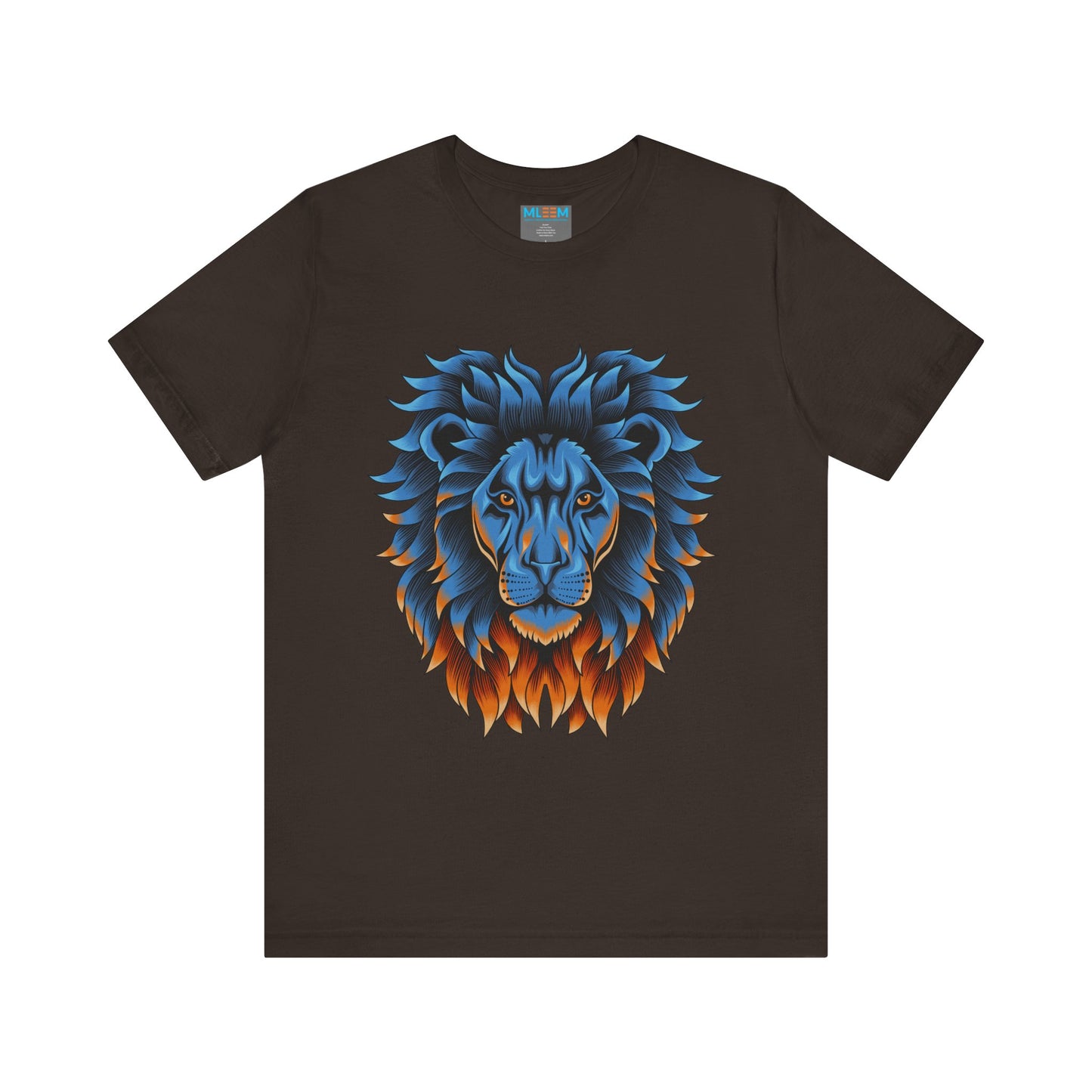 Dynamic Lion Graphic Tee - Unisex Short Sleeve Jersey T-Shirt