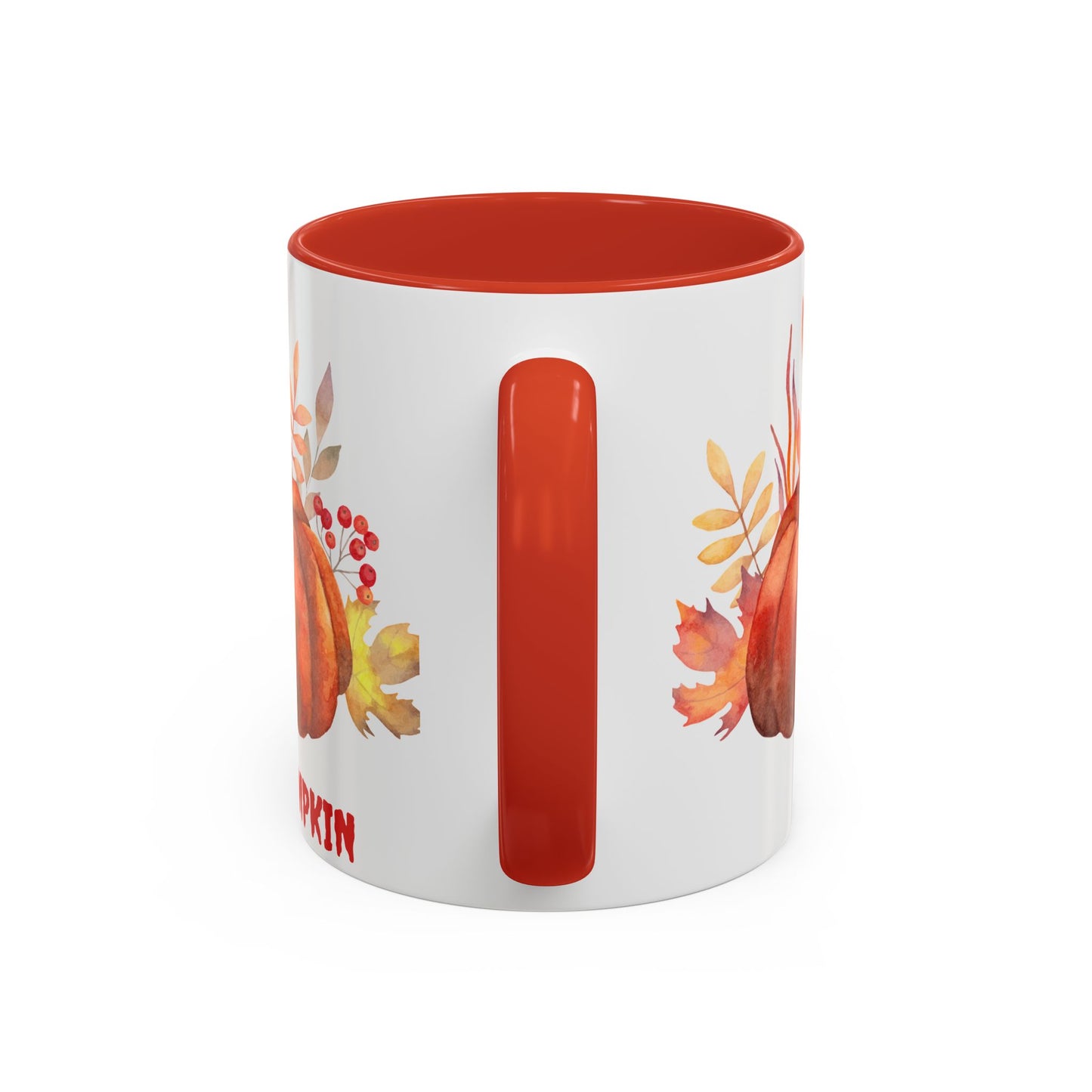 Cozy Pumpkin Accent Coffee Mug | Fall Decor, Gift for Autumn Lovers, Thanksgiving Mug, Pumpkin Spice Latte Cup, Holiday Drinkware