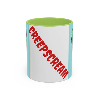 Creepy Ice Cream Mug - Perfect for Halloween, Unique Gift for Coffee Lovers, Spooky Decor, Creepscream Design, Fun Kitchenware