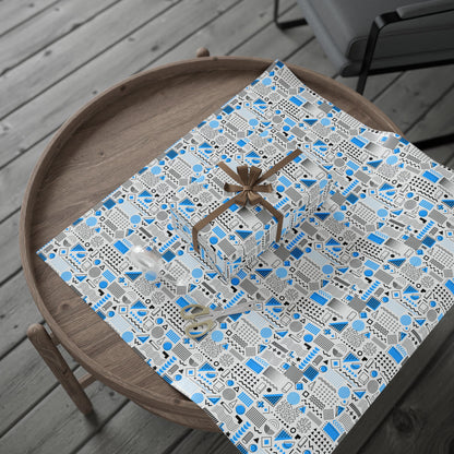 Colorful Abstract Wrapping Paper, Gift Wrap for Birthdays, Holidays, Parties, Unique Gift Presentation, Art-Inspired Gift Wrap