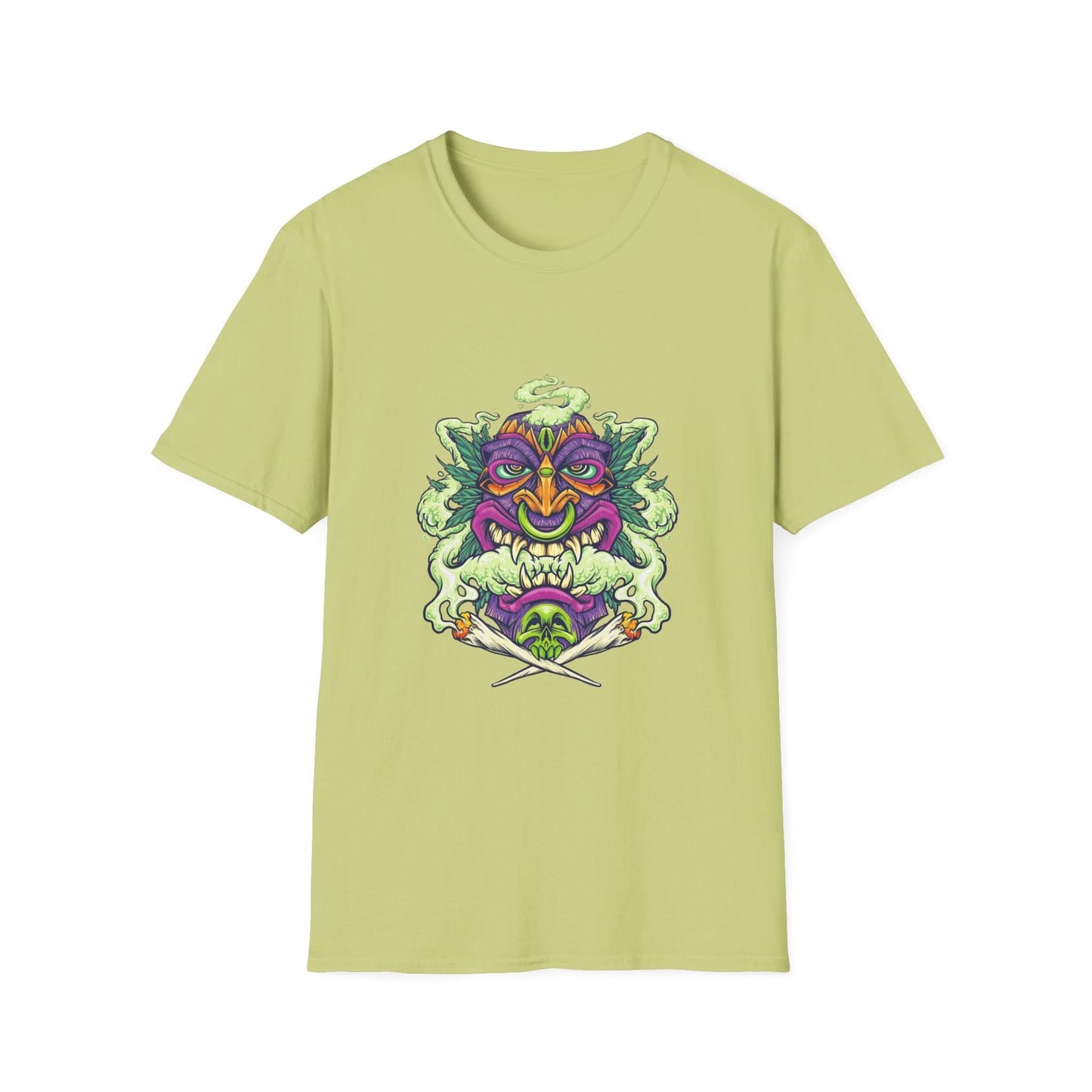 Smoking Hawaiian Tiki Weed Leaf - Mleem
