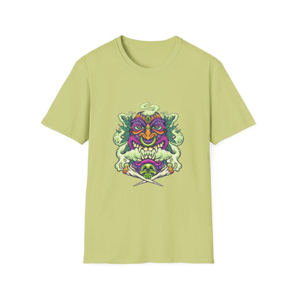 Smoking Hawaiian Tiki Weed Leaf - Mleem
