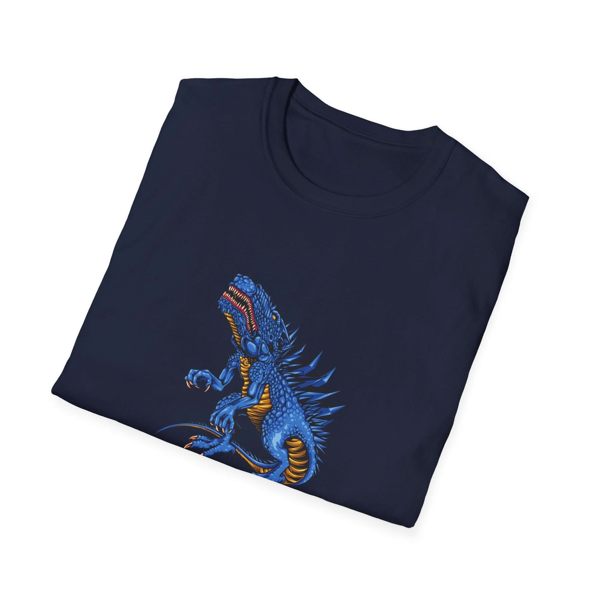 Scary Blue Dinosaur Monster - Mleem