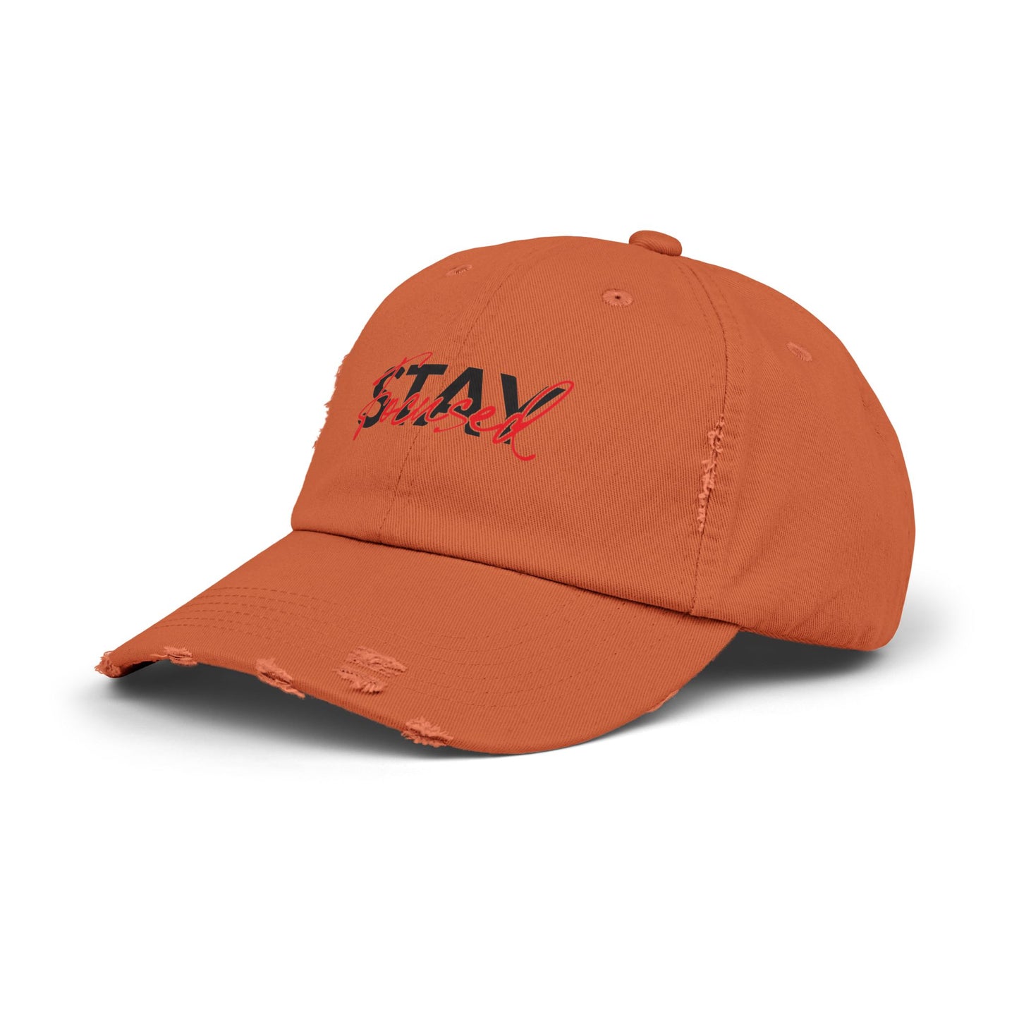 Unisex Distressed Cap - Stay Spiced, Vintage Style Baseball Hat, Gift for Him and Her, Casual Wear, Perfect for Summer and Festivals