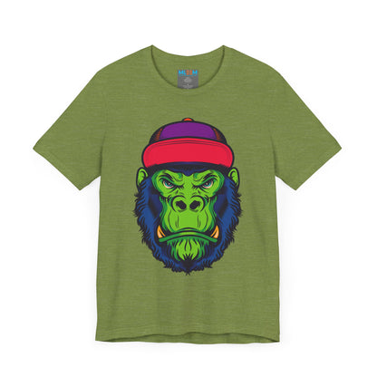 Vibrant Gorilla Graphic Tee - Unisex Short Sleeve T-Shirt