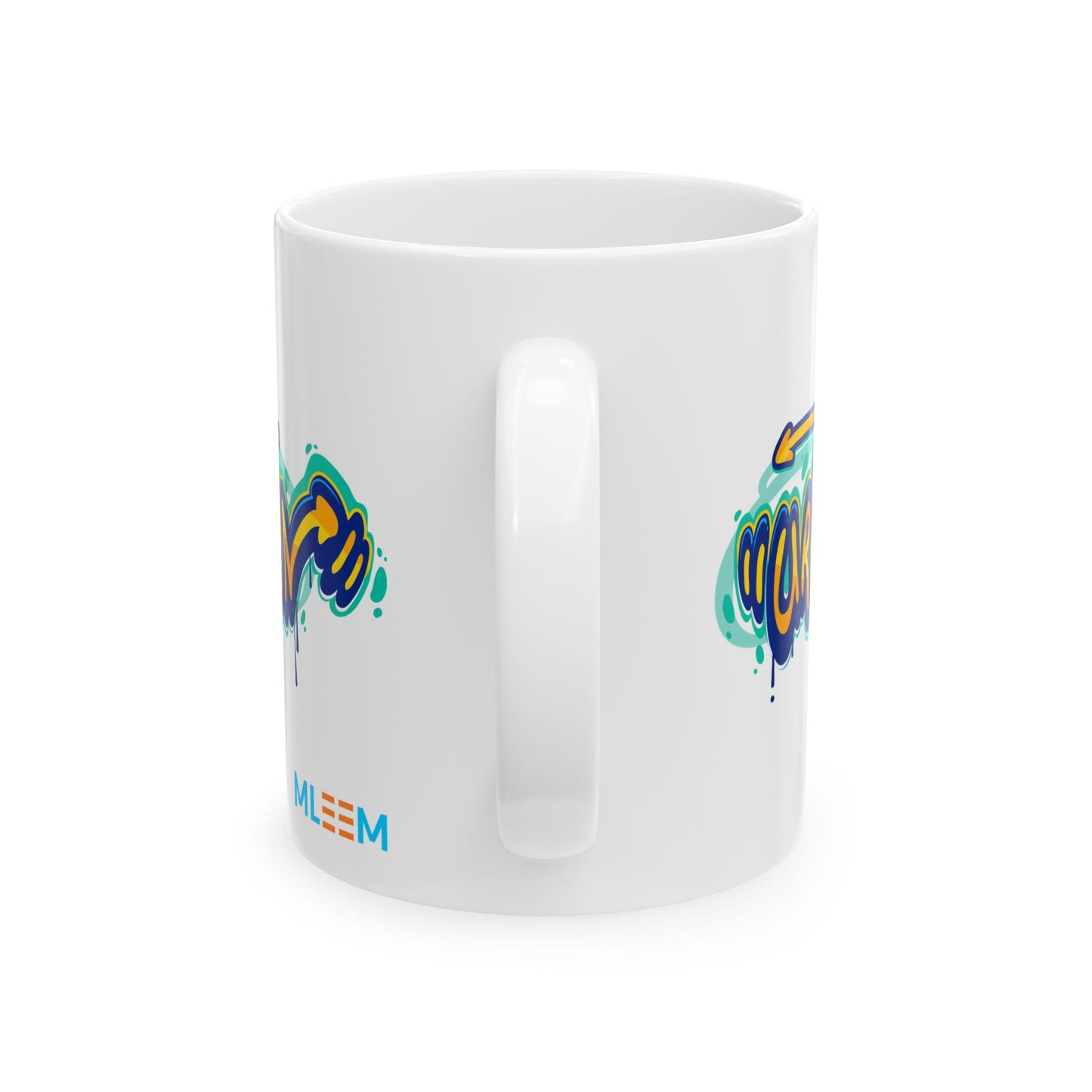Artistic Coffee Cup, Gift for Artists, Urban Style