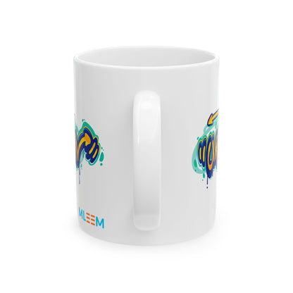 Artistic Coffee Cup, Gift for Artists, Urban Style