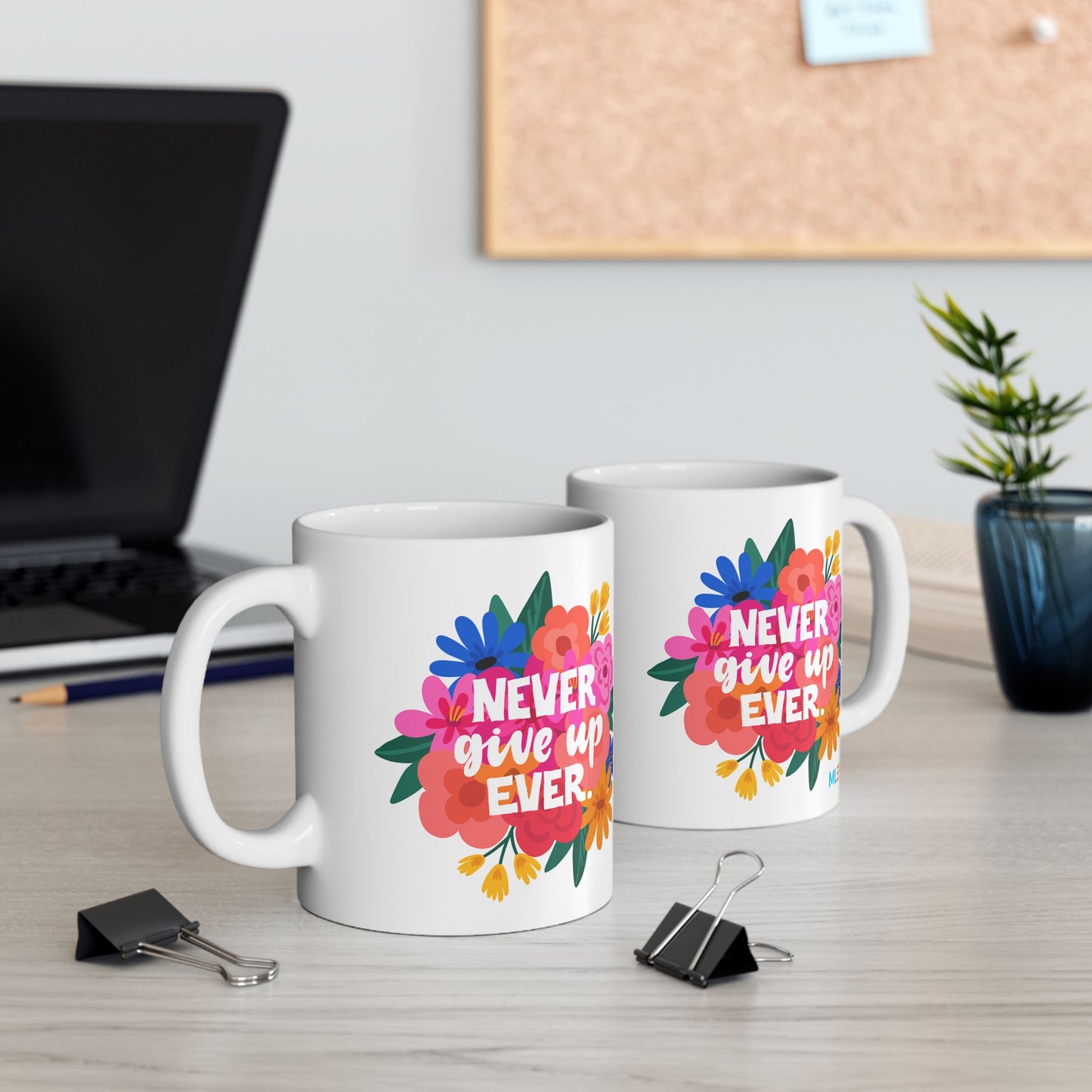 Floral Ceramic Mug - MLEEM
