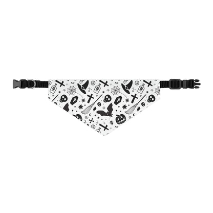 Halloween Pet Bandana, Spooky Dog Accessory, Adjustable Collar Scarf, Ideal for Halloween Parties, Pet Costume, Trick or Treat
