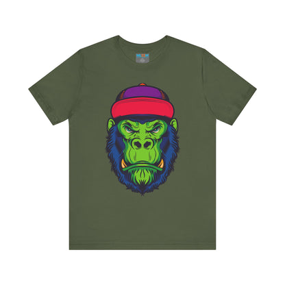Vibrant Gorilla Graphic Tee - Unisex Short Sleeve T-Shirt