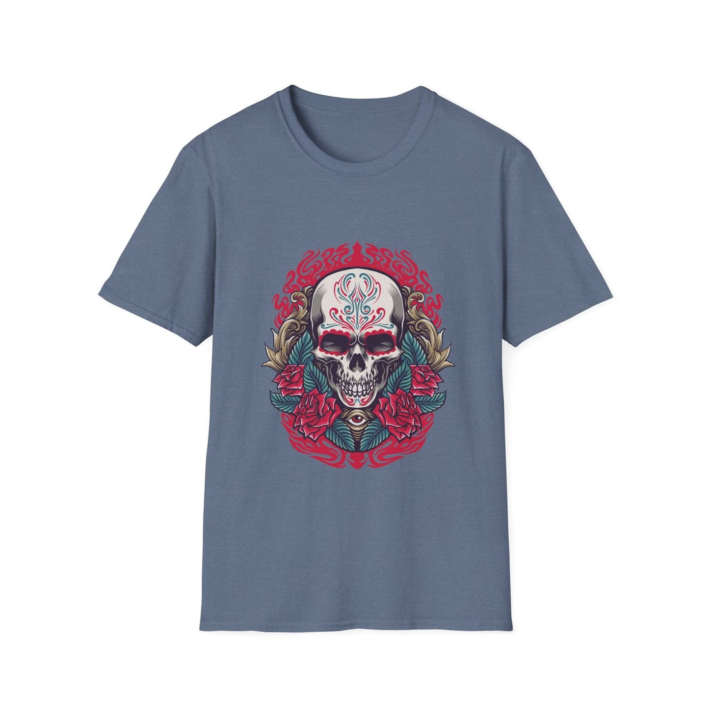 Skull Illustration Dia de Los Muertos - Mleem