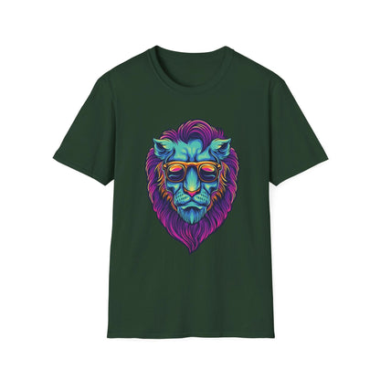 Lion Head with Sunglasses Psychedelic - Mleem