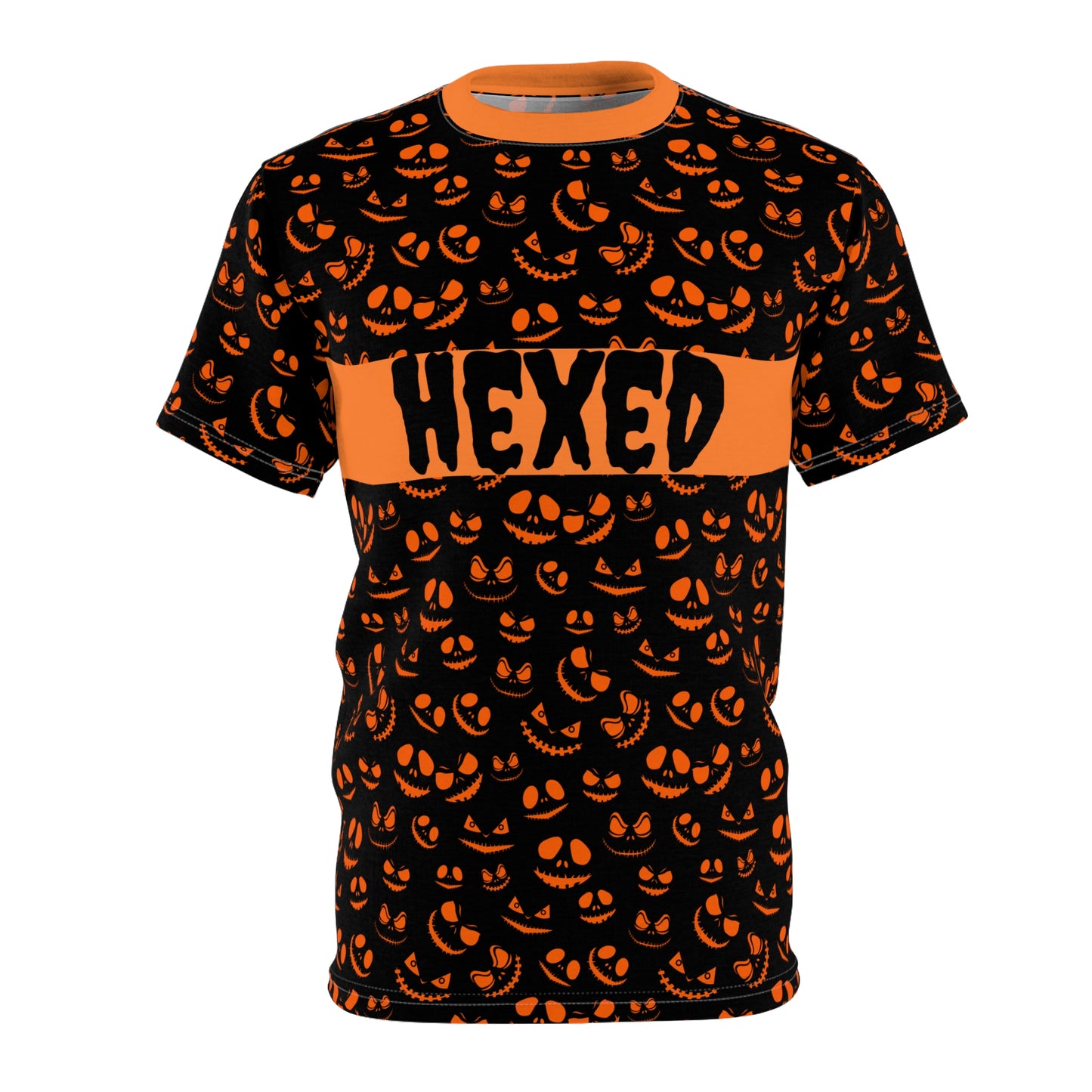 Halloween Unisex Tee, Spooky Shirt, Pumpkin Design, Festival Apparel, Gifts for Halloween Lovers, Casual Wear