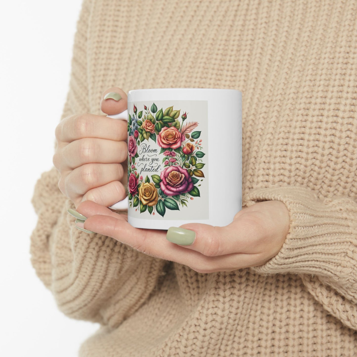 Floral Ceramic Mug