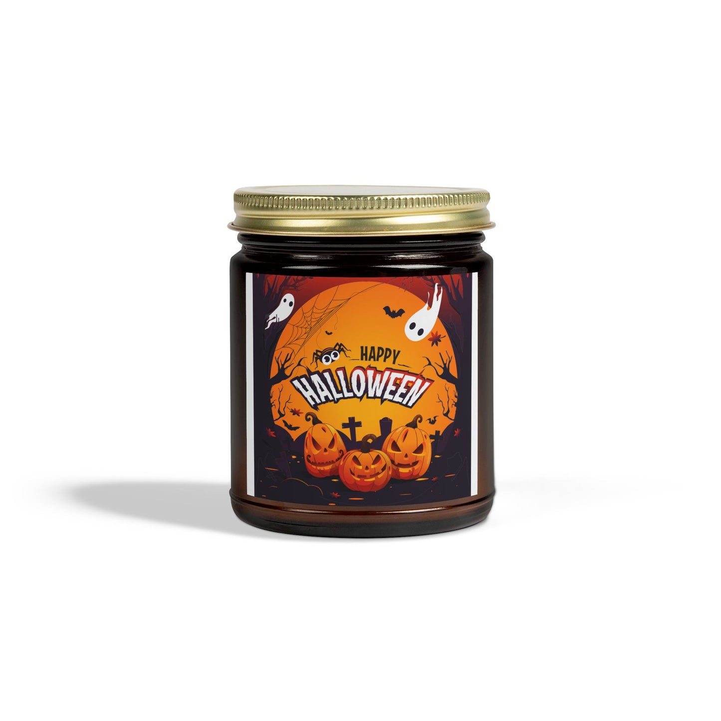 Halloween Scented Candles, Pumpkin Spice Aroma, Fall Decor, Home Fragrance, Gift Idea