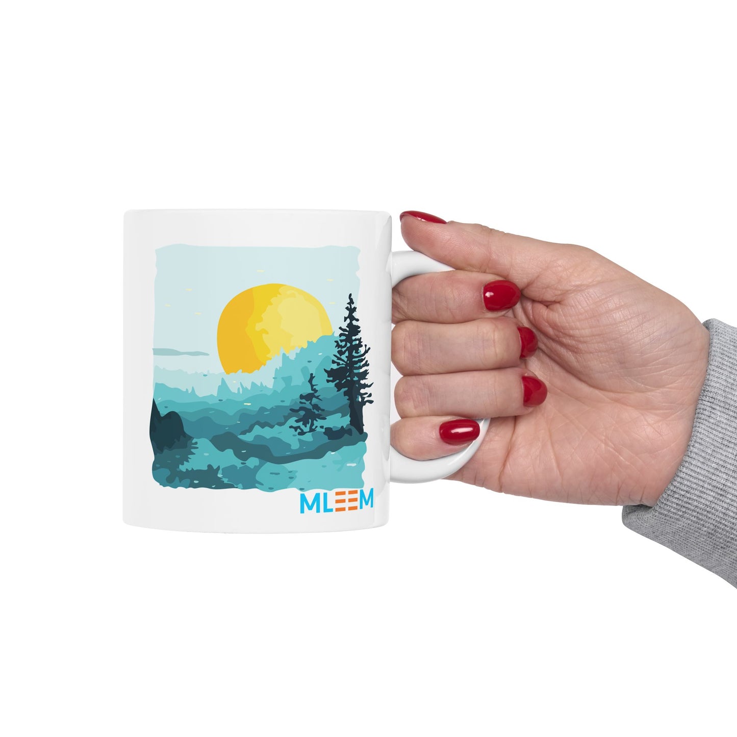 Nature-Inspired Ceramic Mug