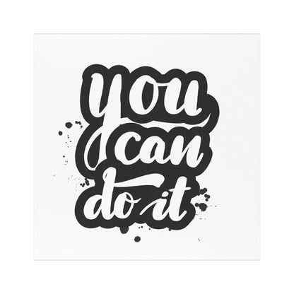 Inspirational Car Magnets - Motivational Sticker for Vehicles, Outdoor Decor, Gift, Positive Quote, You Can Do It