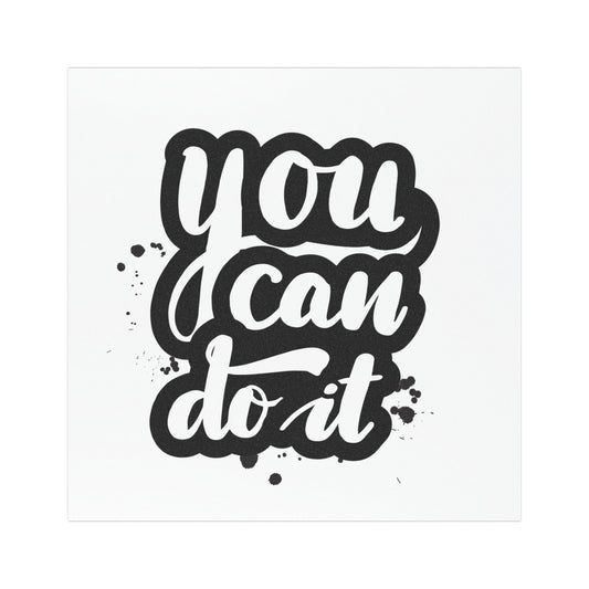 Inspirational Car Magnets - Motivational Sticker for Vehicles, Outdoor Decor, Gift, Positive Quote, You Can Do It