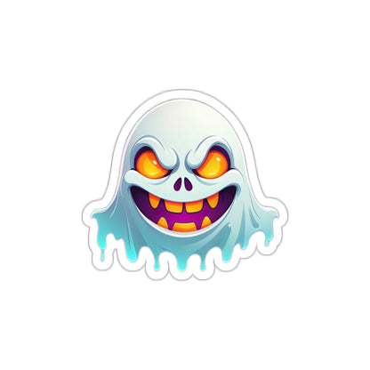 Spooky Ghost Die-Cut Stickers | Fun Halloween Decor, Laptop Accessories, Party Favors, Enamel Pin Alternatives, Gift Ideas