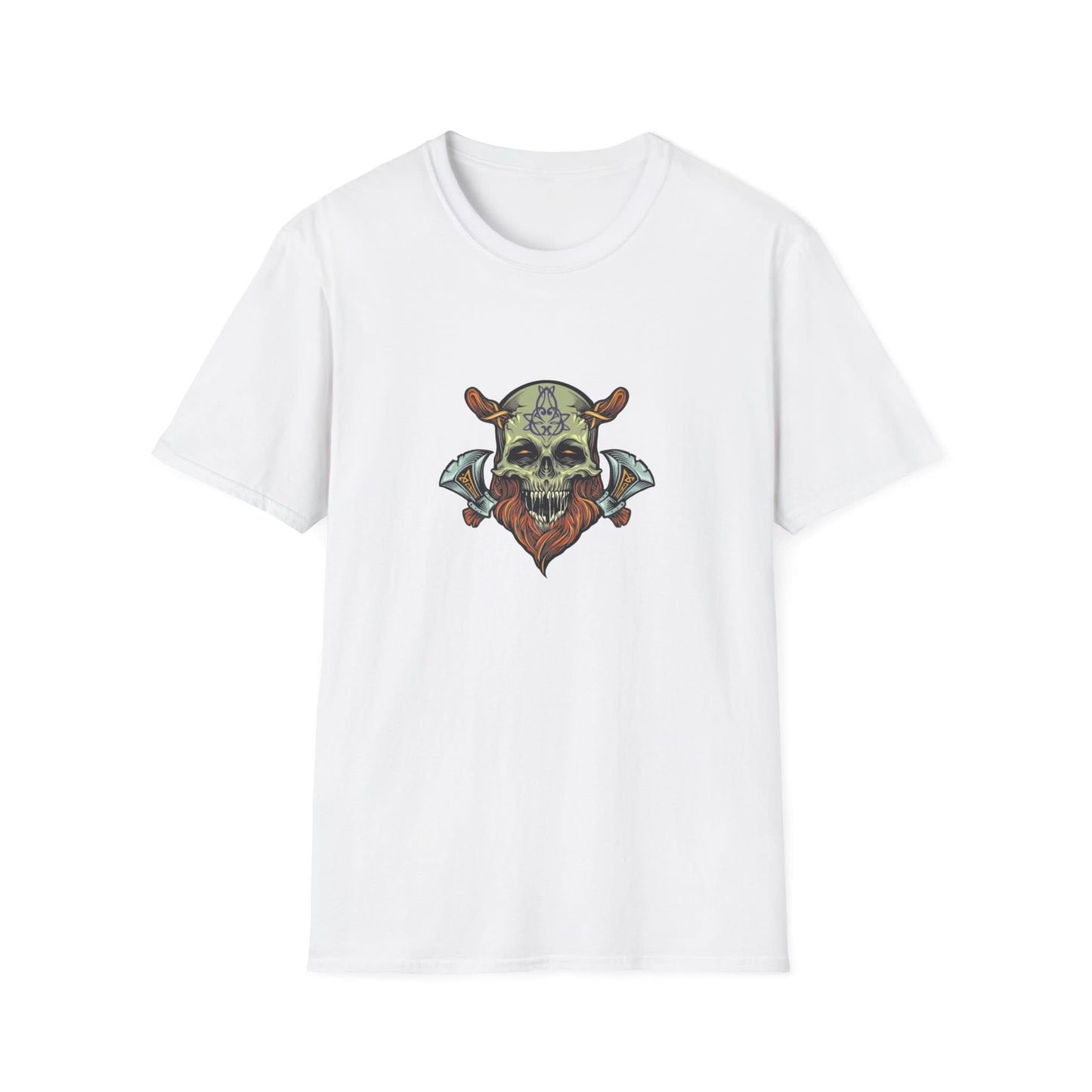 Viking Skull Warrior with Axe - Mleem