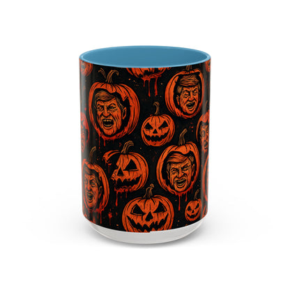 Spooky Pumpkin Faces Coffee Mug | Halloween Gifts, Funny Coffee Cup, Whimsical Mug, Holiday Decor, Unique Gifts