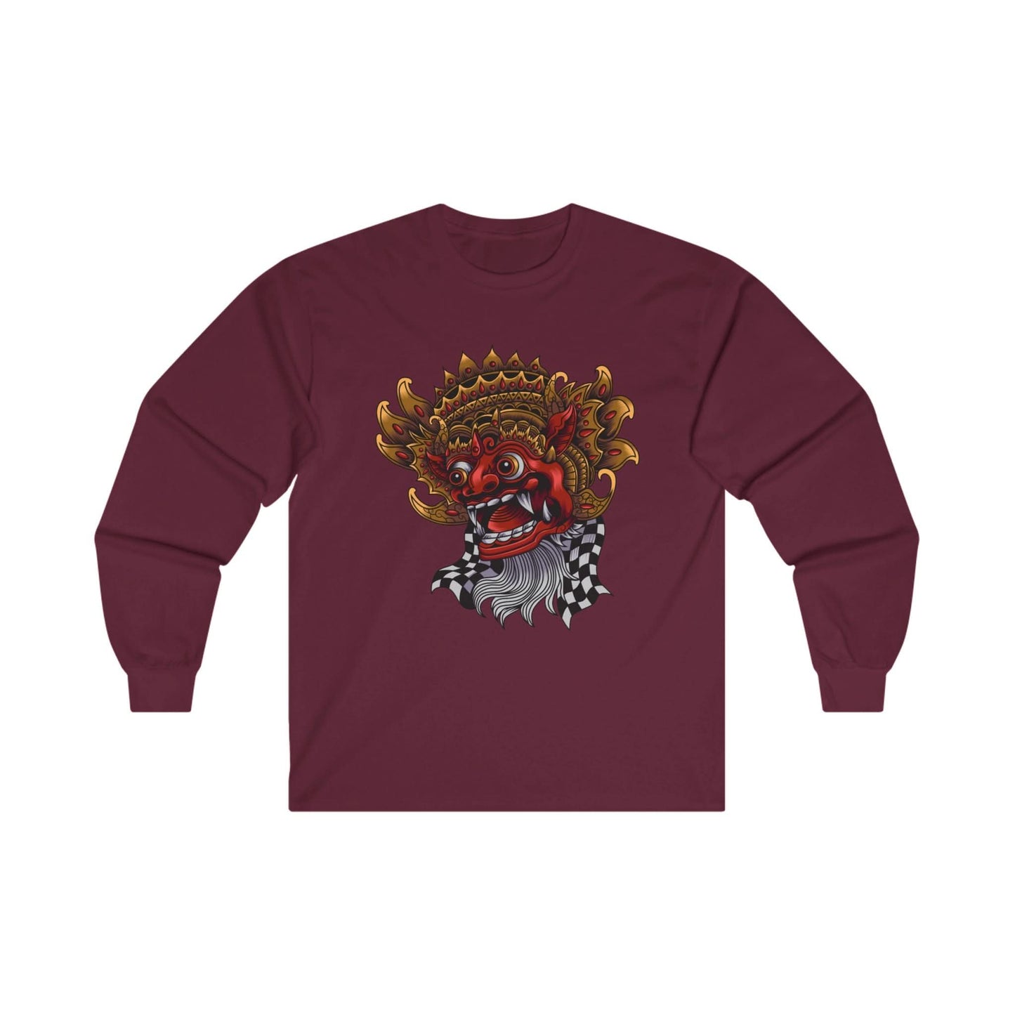 Barong Ball Mask Illustration - Mleem