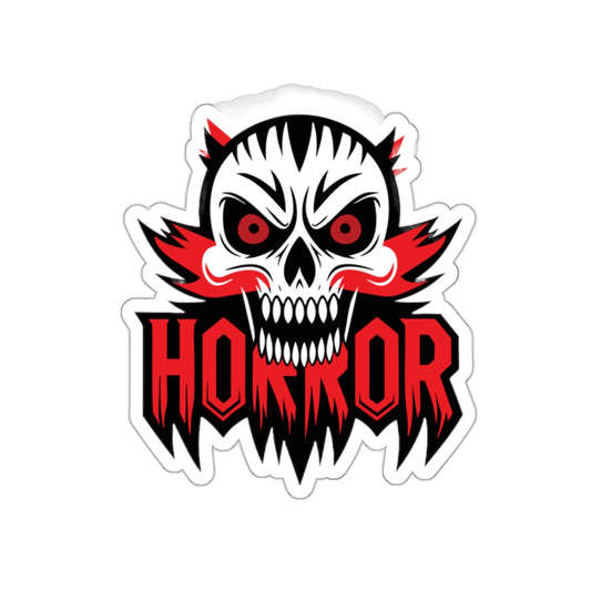 Horror-Themed Die-Cut Stickers for Fans of Spooky Style, Laptop Decals, Skateboard Stickers, Halloween Decor, Gift for Horror Lovers