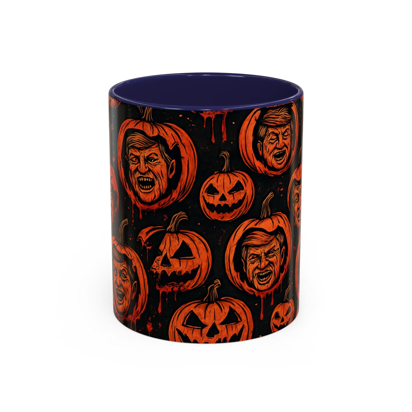 Spooky Pumpkin Faces Coffee Mug | Halloween Gifts, Funny Coffee Cup, Whimsical Mug, Holiday Decor, Unique Gifts