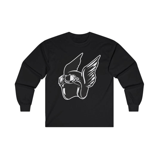 Motorcycle Helmet with Wings - Mleem