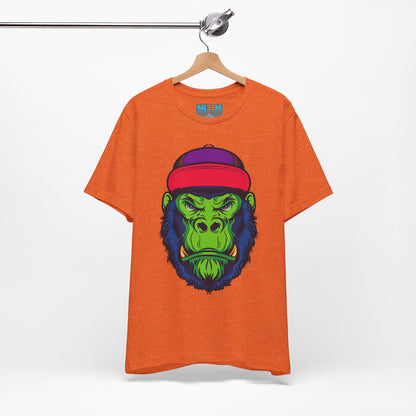 Vibrant Gorilla Graphic Tee - Unisex Short Sleeve T-Shirt