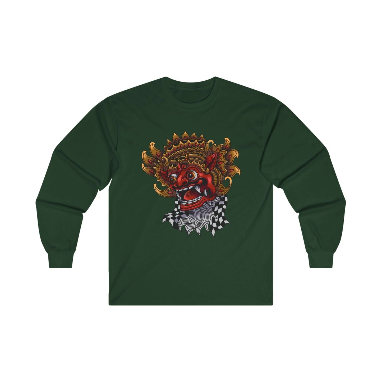 Barong Ball Mask Illustration - Mleem