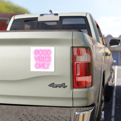 Good Vibes Only Car Magnets, Inspirational Vehicle Decor, Fun Gifts, Road Trip Accessories, Positive Vibes, Car Accessories