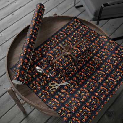 Festive Wrapping Paper, Unique Gift Wrap, Holiday Wrapping, Birthday Wrap, Eco-Friendly Paper, Halloween Gift Wrap