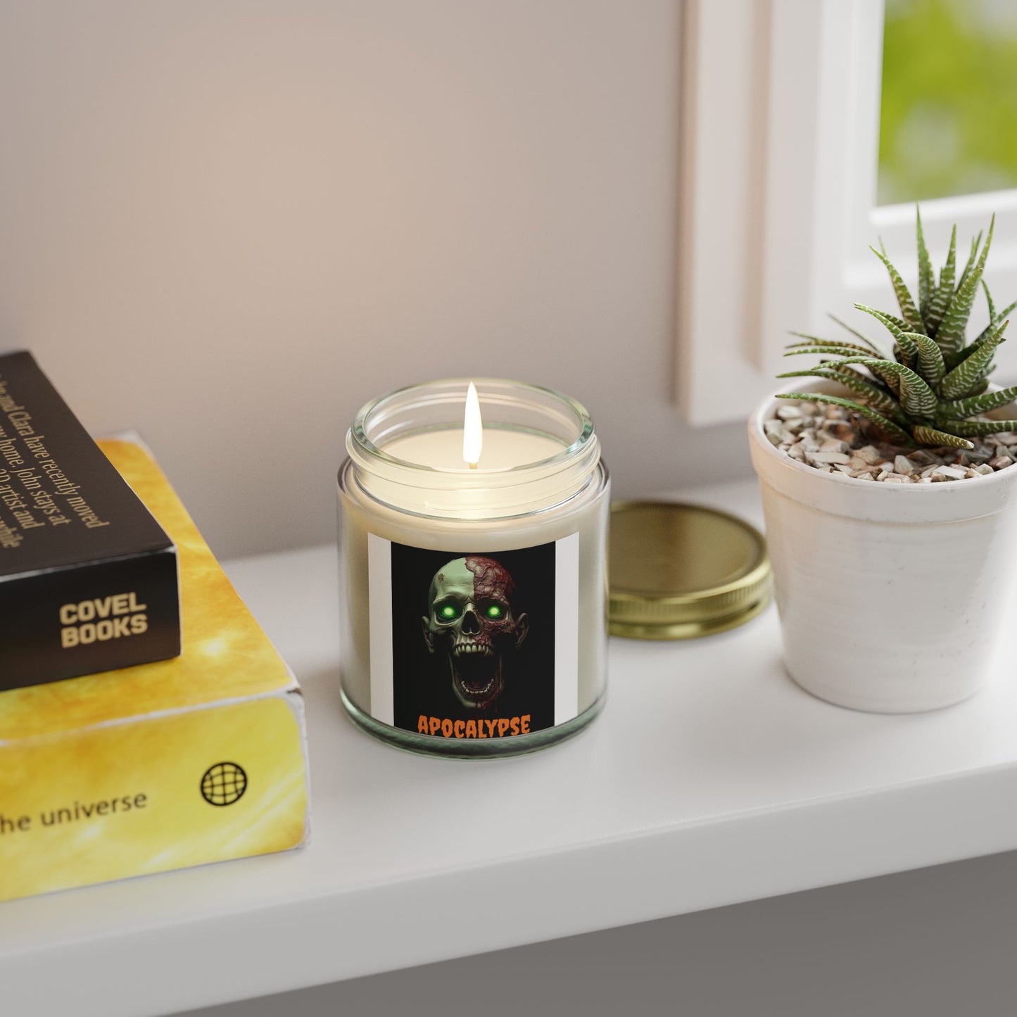 Halloween Scented Candles - Apocalypse Theme, Candle for Spooky Decor, Soy Wax Candle, Unique Gift, Fragrant Candle for Fall