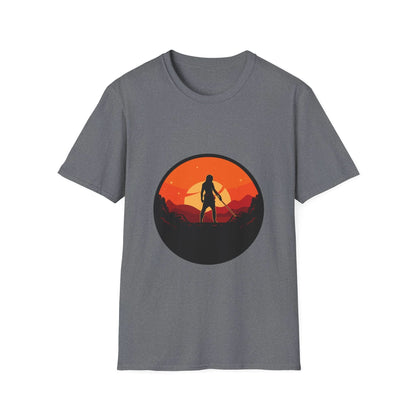 Swordsman With Sunset Background - Mleem