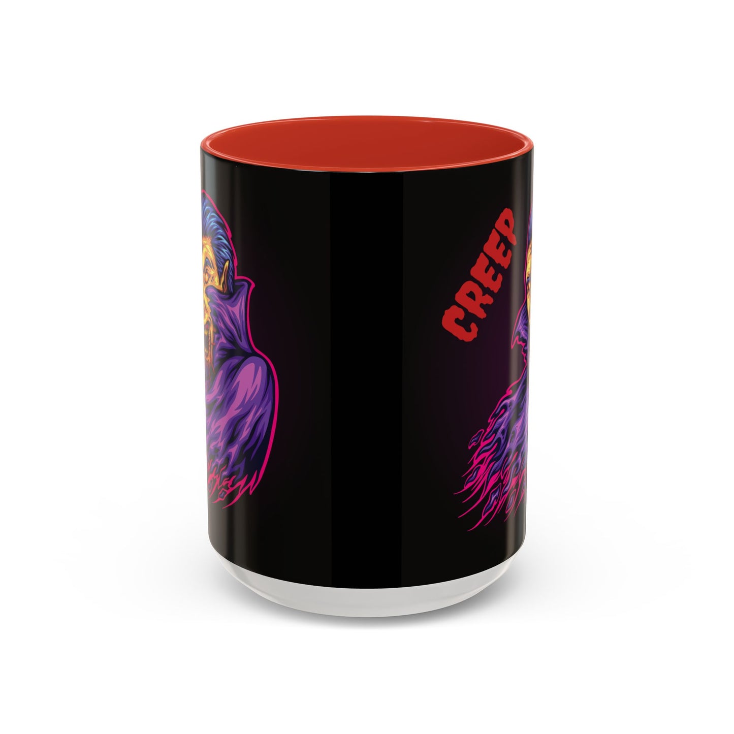 Creepy Gothic Accent Coffee Mug for Spooky Vibes, Halloween Decor, Unique Gift, Coffee Lover, Witchcraft Essentials